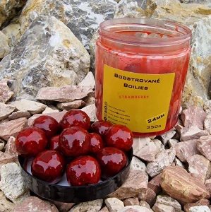 JTM Carp Boostrované boilies JAHODA 20 mm