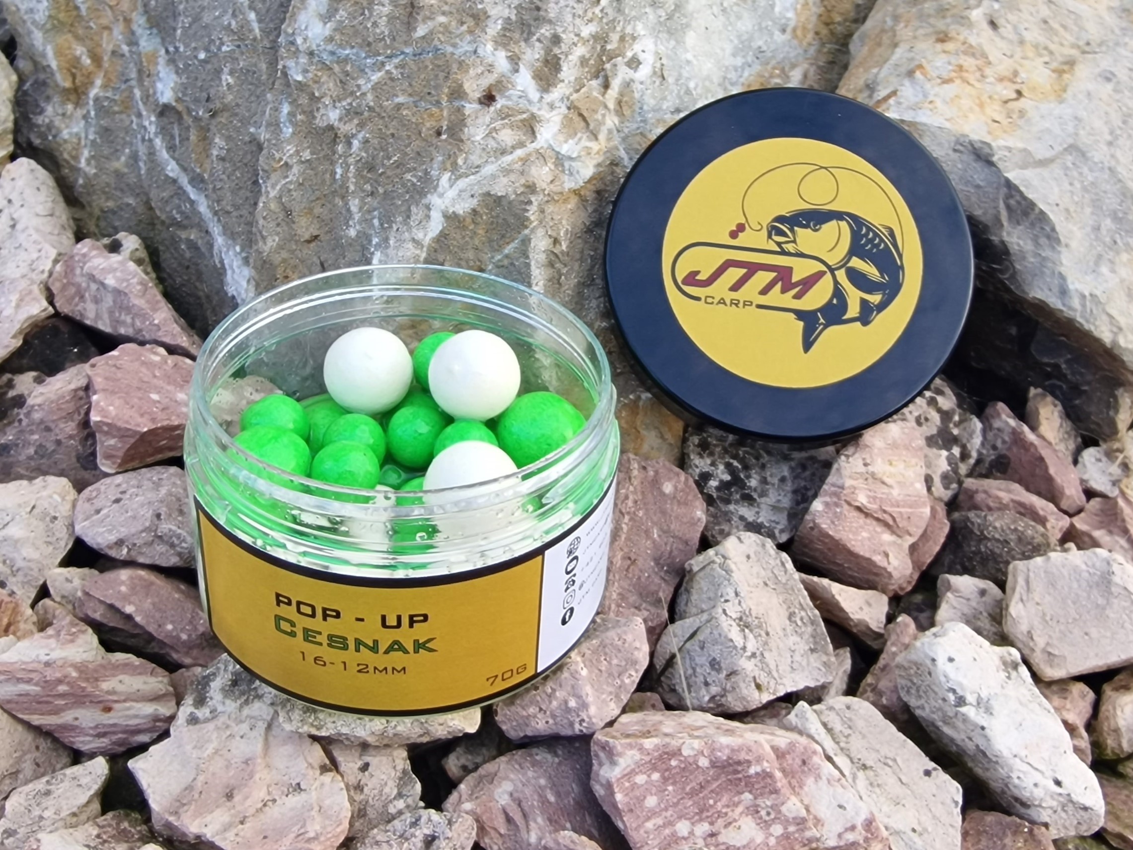 JTM Carp Plávajúce boilies 70 g CESNAK