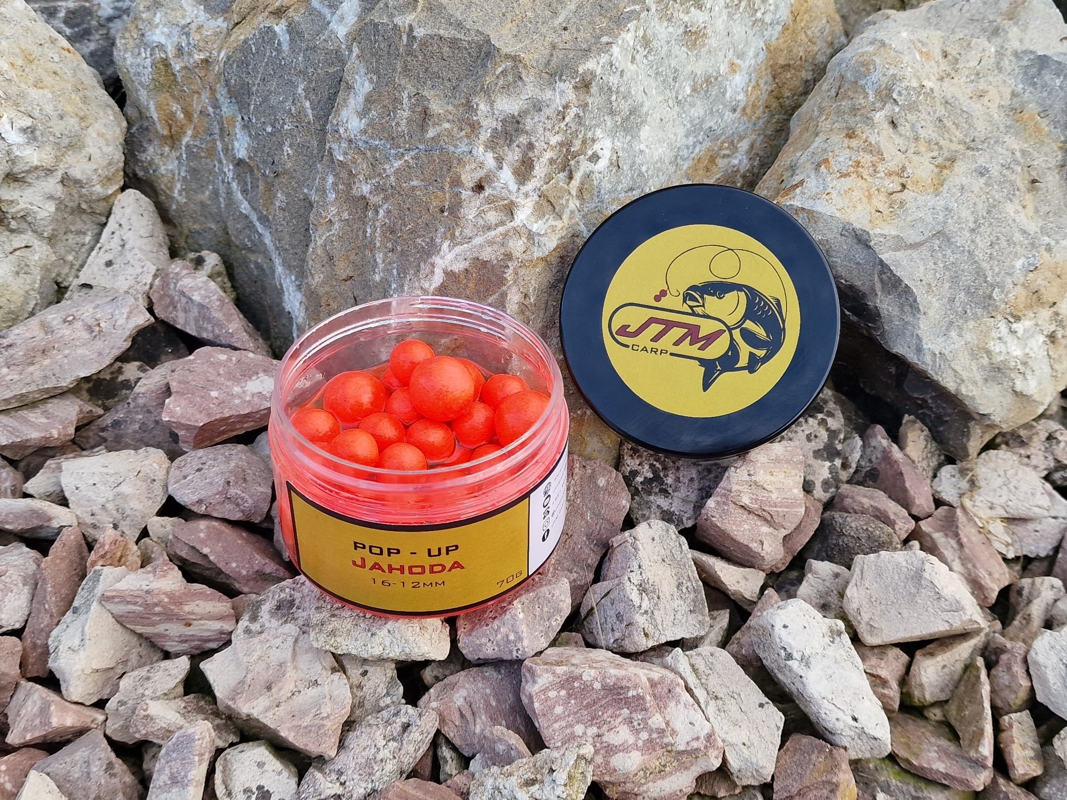 JTM Carp Plávajúce boilies 70 g JAHODA